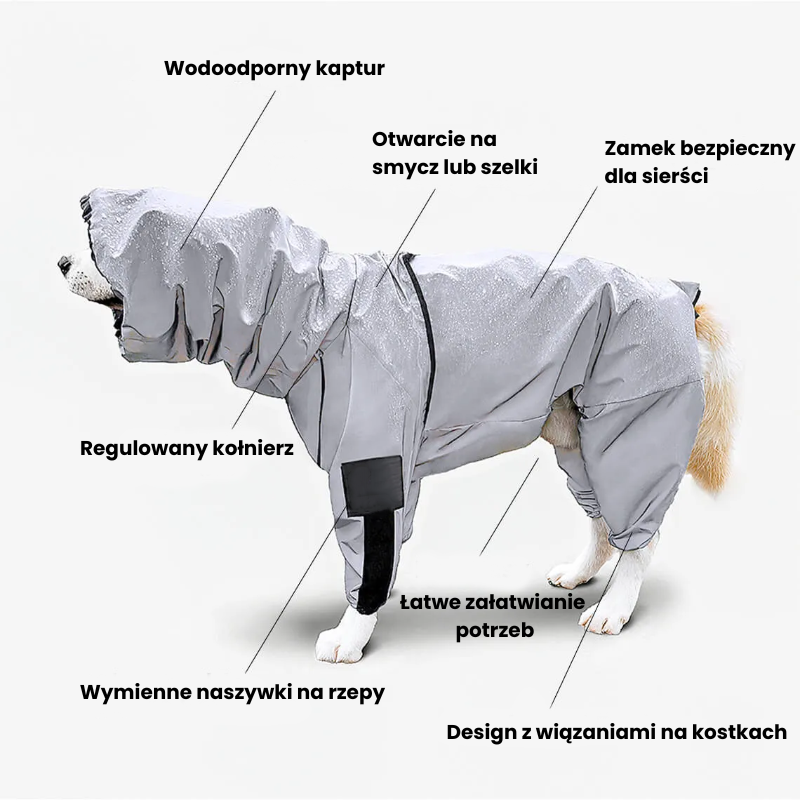 RainReflect™ Odblaskowy płaszcz przeciwdeszczowy