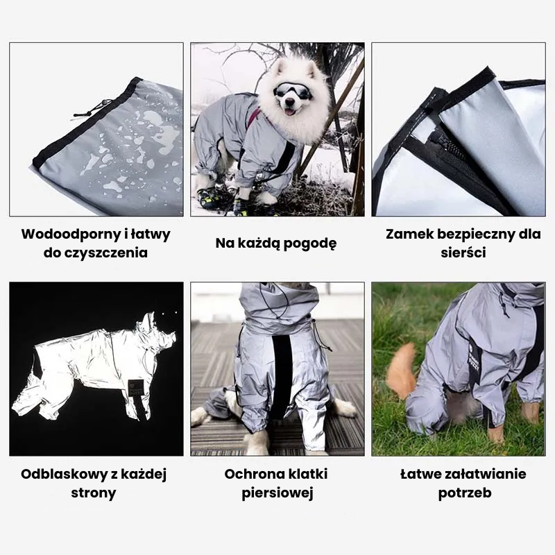 RainReflect™ Odblaskowy płaszcz przeciwdeszczowy
