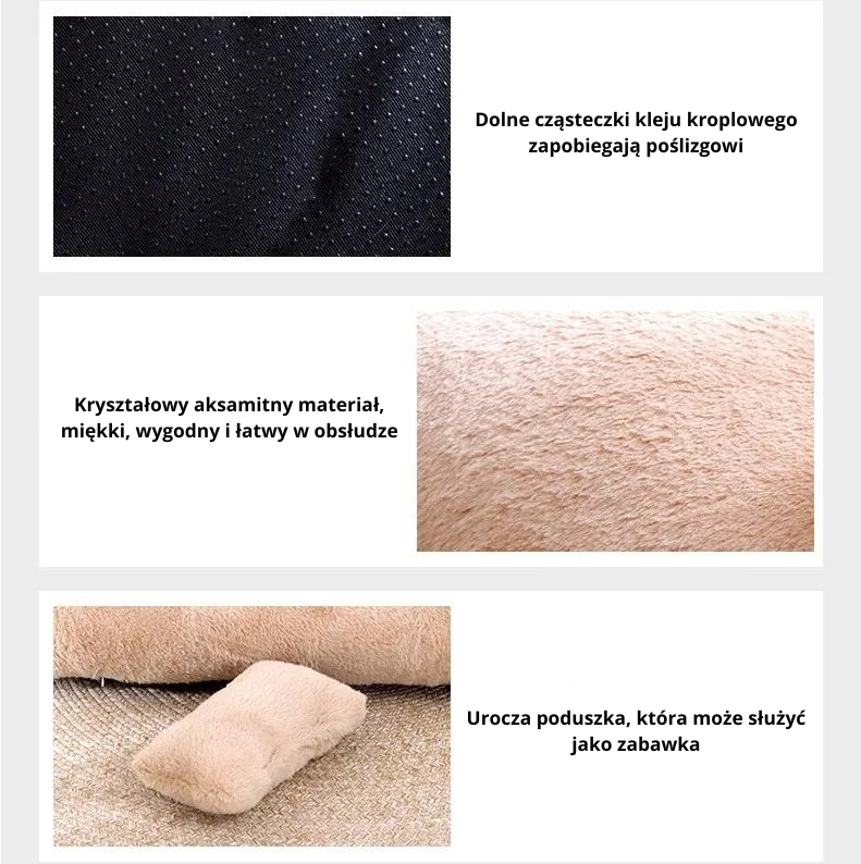 Uspokajająca sofa dla zwierząt