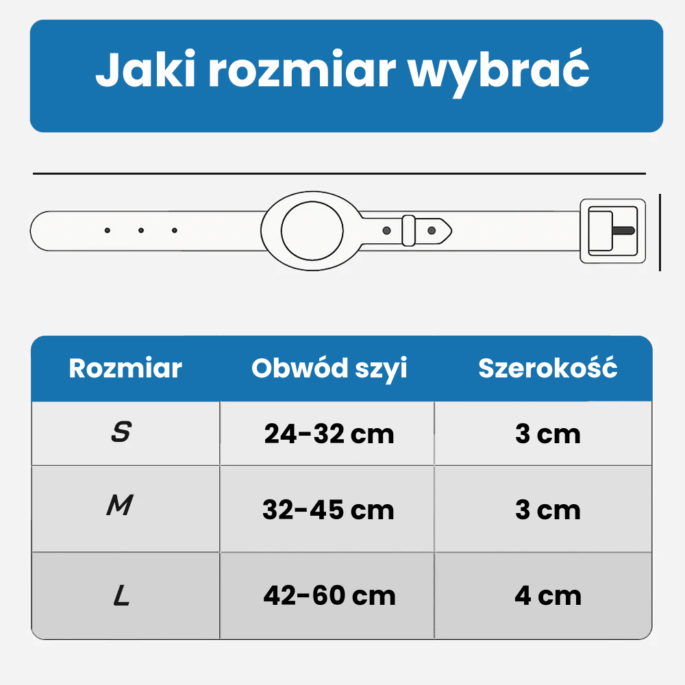 FurryPet Skórzana obroża AirTag
