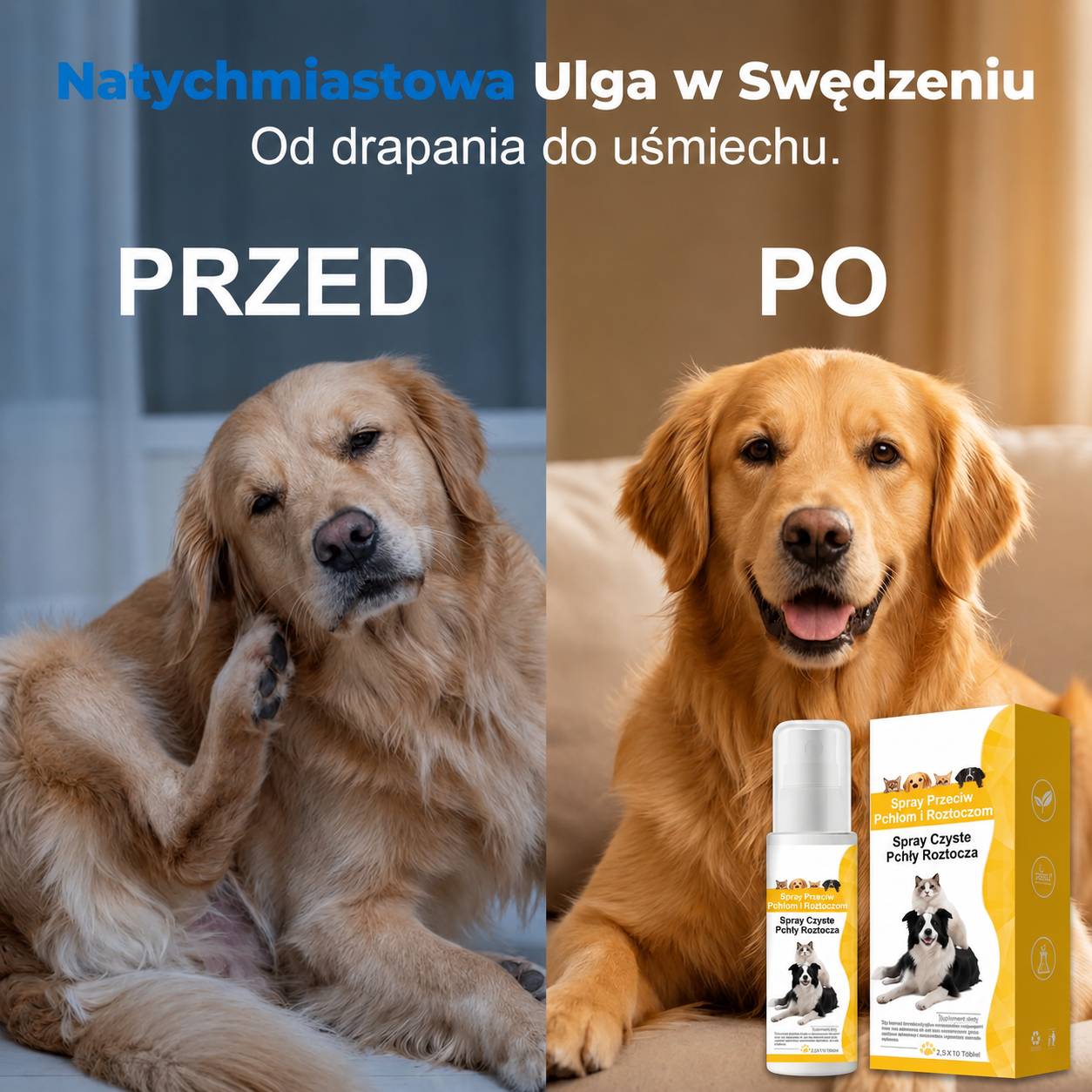 FurryPet™ – Spray Odstraszający Szkodniki dla Zwierząt
