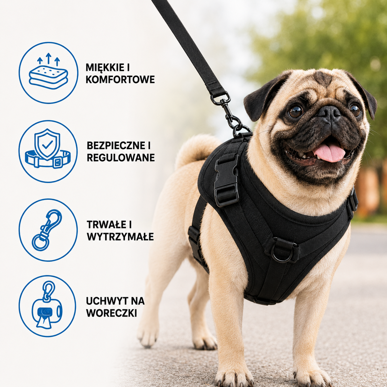 FurryPet™ – Zestaw Spacerowy dla Psa