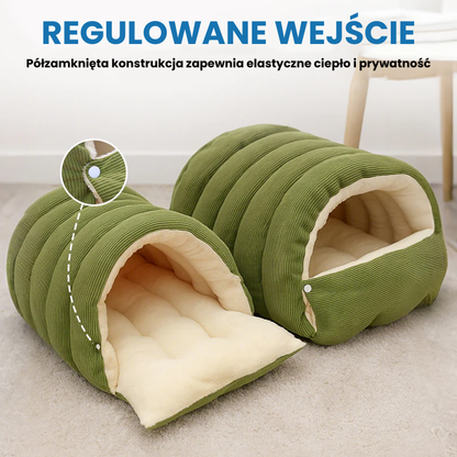 Pluszowa nora dla zwierząt