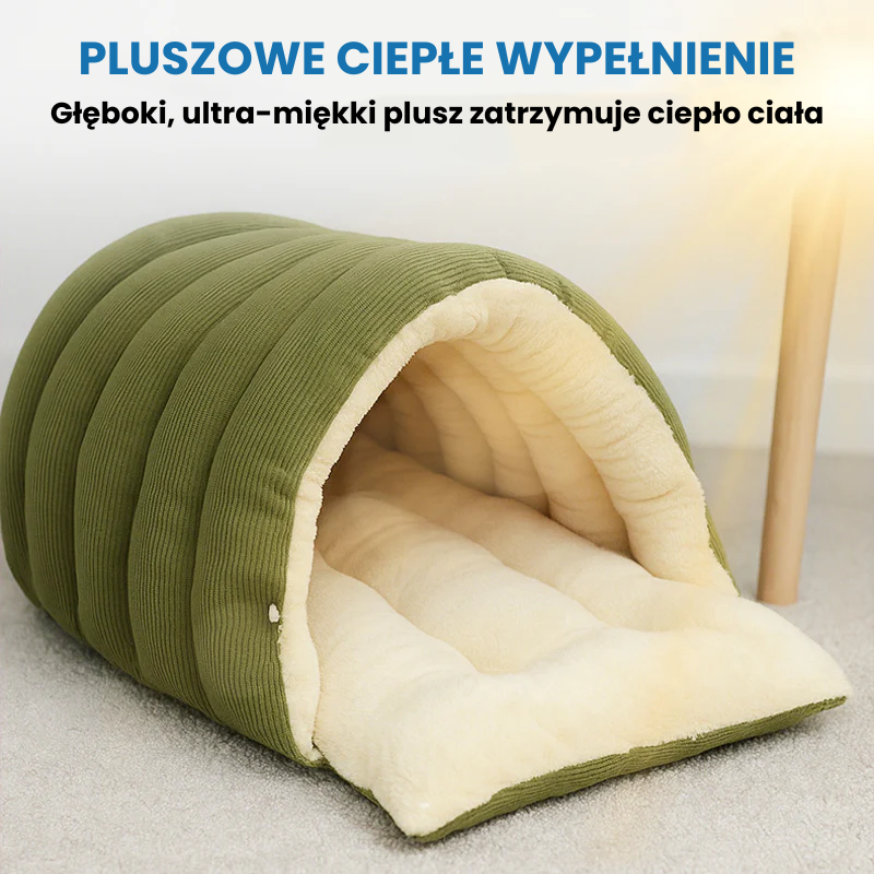 Pluszowa nora dla zwierząt