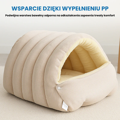 Pluszowa nora dla zwierząt