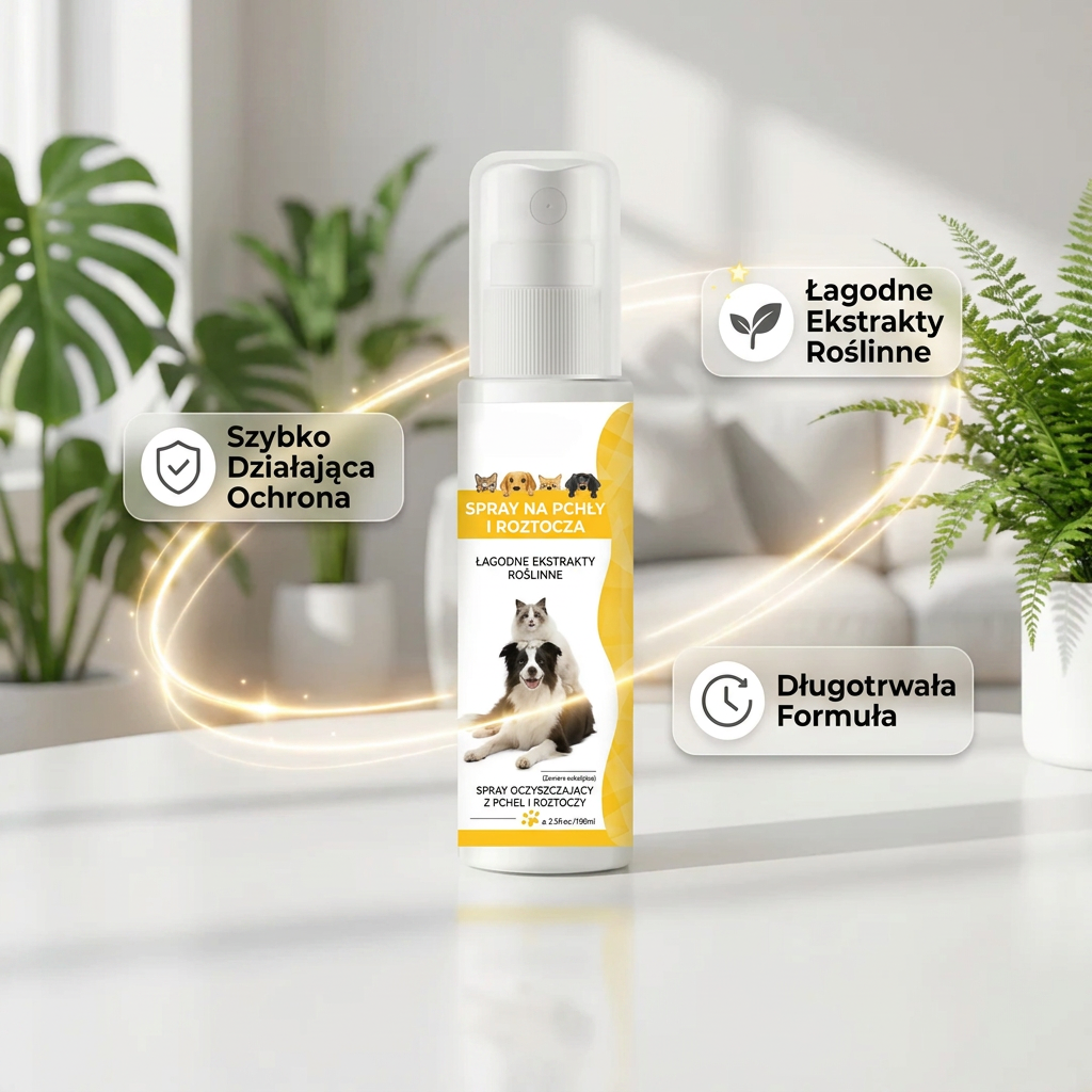 FurryPet™ – Spray Odstraszający Szkodniki dla Zwierząt
