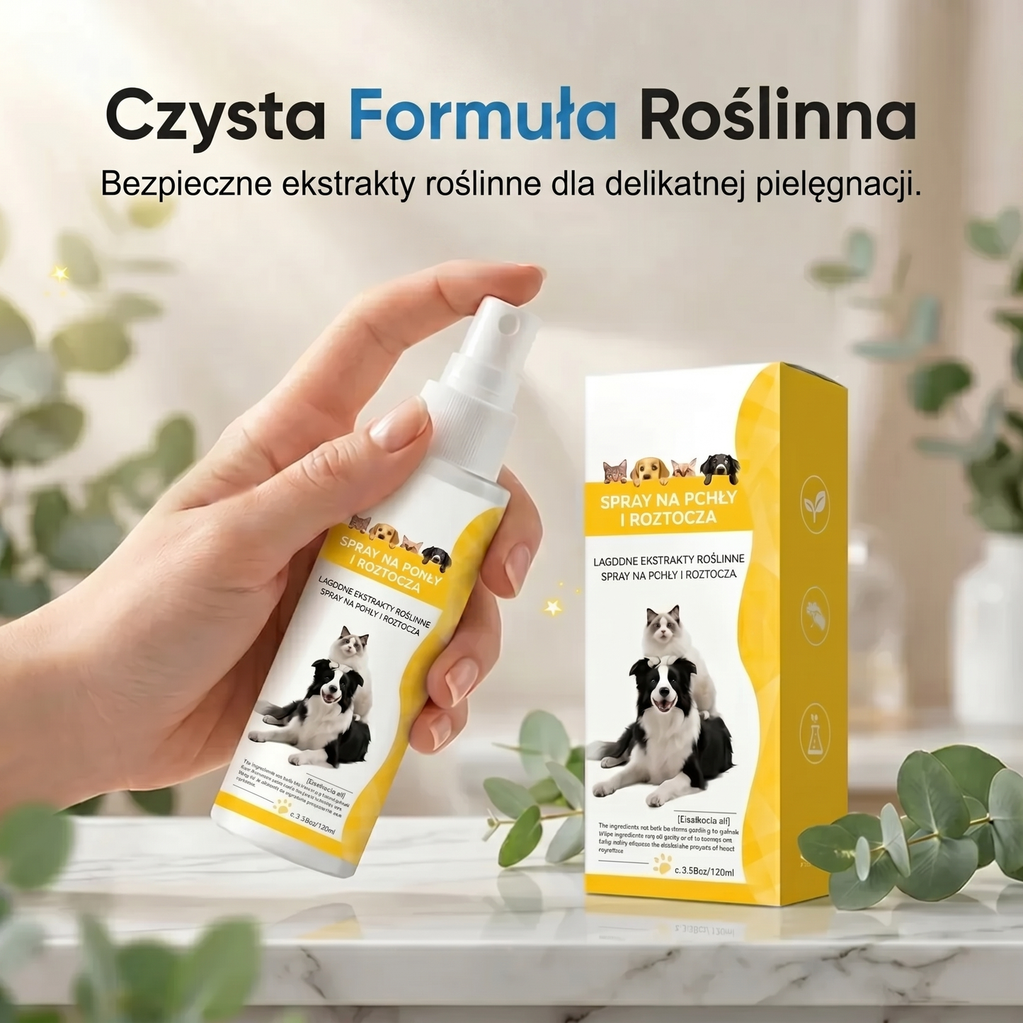 FurryPet™ – Spray Odstraszający Szkodniki dla Zwierząt