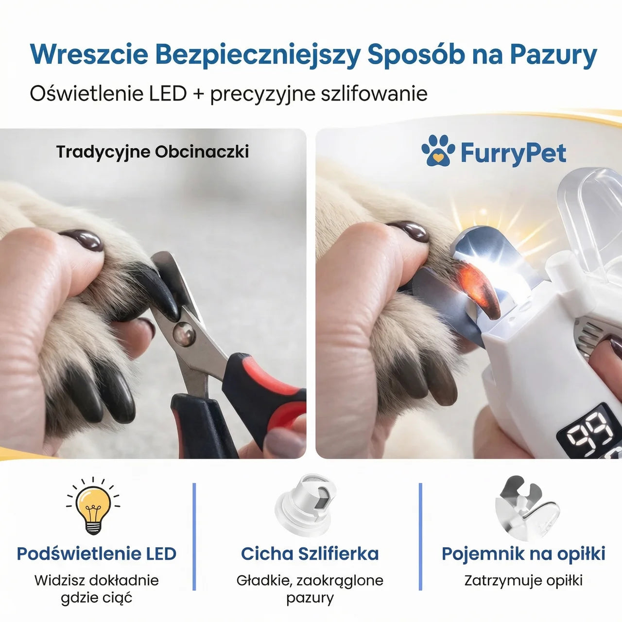 FurryPet™ - Obcinaczka do Pazurów LED